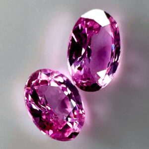 Pink sapphire Pair