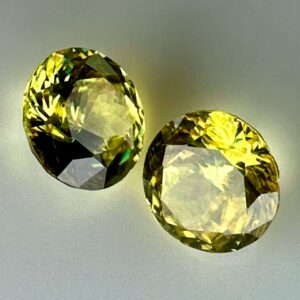 Natural Sphene Pair 1.1 ct