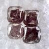 Set of 4 natural fancy deep pinkish brown diamonds, 1.60 carats, harmonious gradient, perfect for luxury jewelry creations