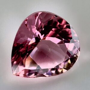 Natural Salmon Pink Tourmaline 0.75 ct - 6.2 x 5.8 mm