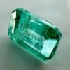Natural Emerald 2.34 ct - 9.3 x 6.2 mm - Green color, very slightly bluish